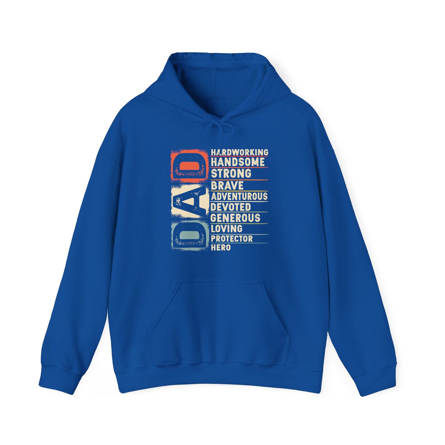 Vintage Funny Definition of Dad Retro Meme Joke Father's Day Hoodie
