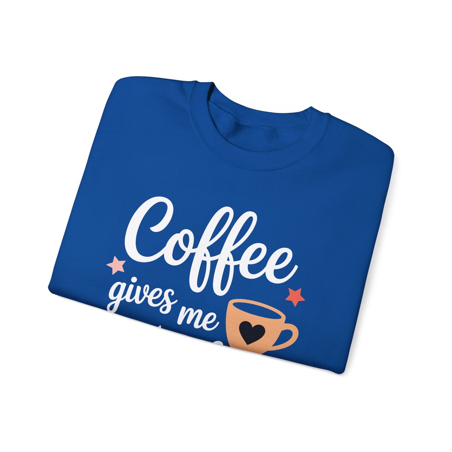 Coffee Gives Me Teacher Powers, Cute Teacher Appreciation Sweatshirt