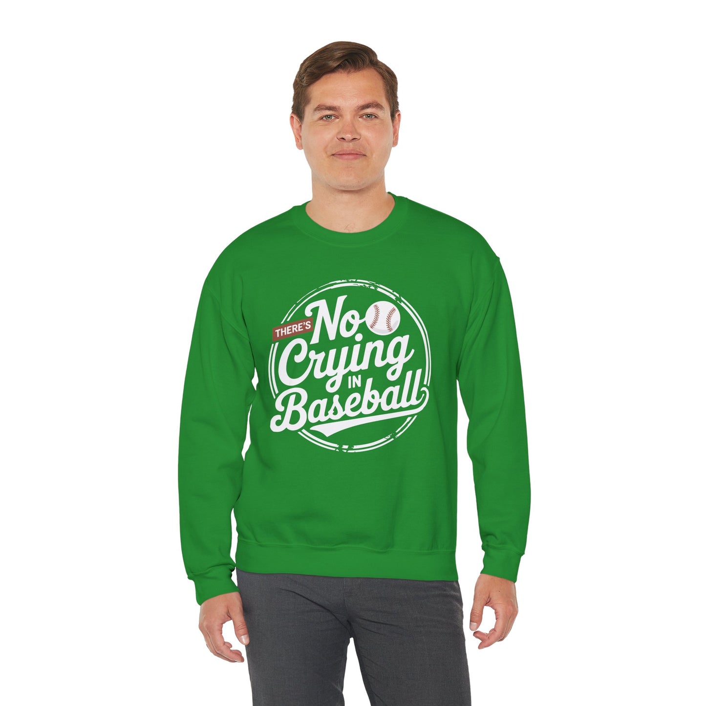 There Is No Crying In Baseball Funny Game Day Baseball Sweatshirt