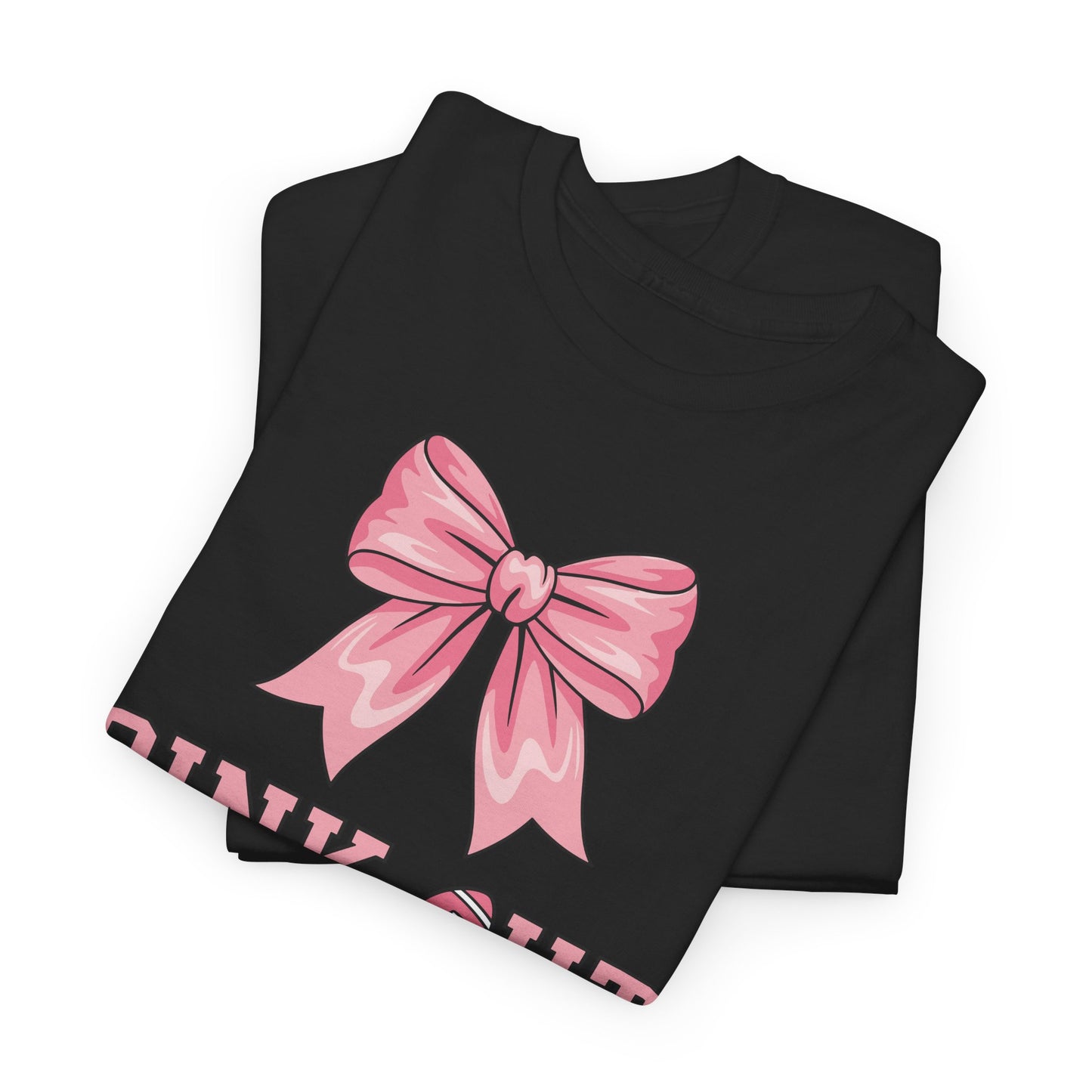 Pink Out Football Bow Preppy Breast Cancer Awareness Women T-Shirt