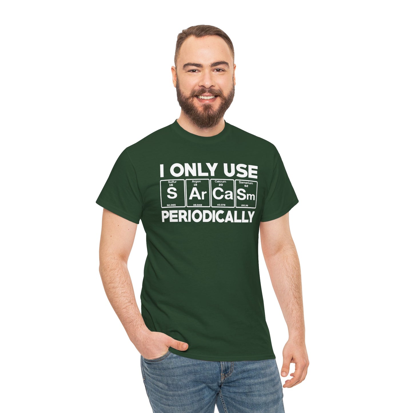 Sarcasm Periodic Table Element Weird Science Joke Gift T-Shirt