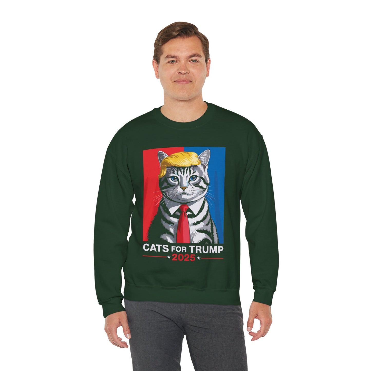 Cats For Trump 2025 Funny Tee For Vance Trump Sweatshirt