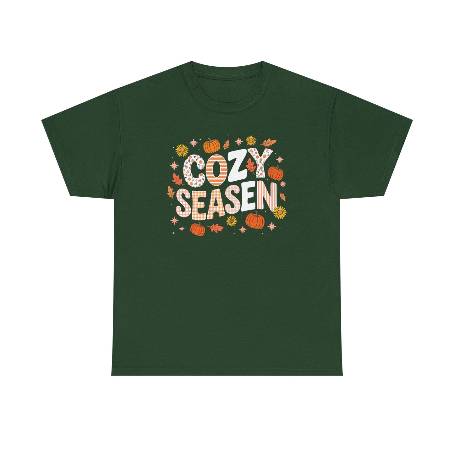 Cozy Season Autumn Fall Vibes Halloween Thanksgiving Pumpkin T-Shirt
