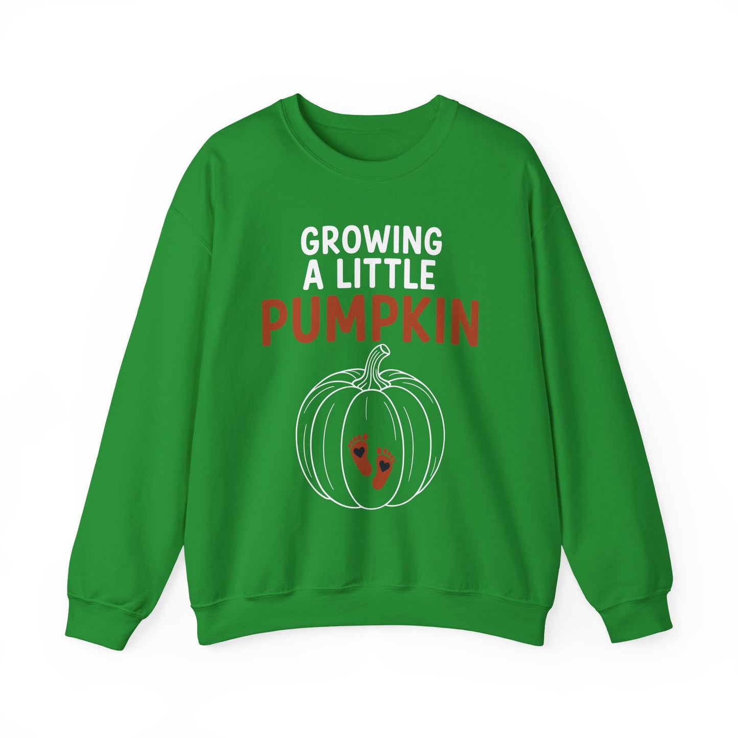 Growing A Little Pumpkin Fall Thanksgiving Baby Bump Wife Sweatshirt