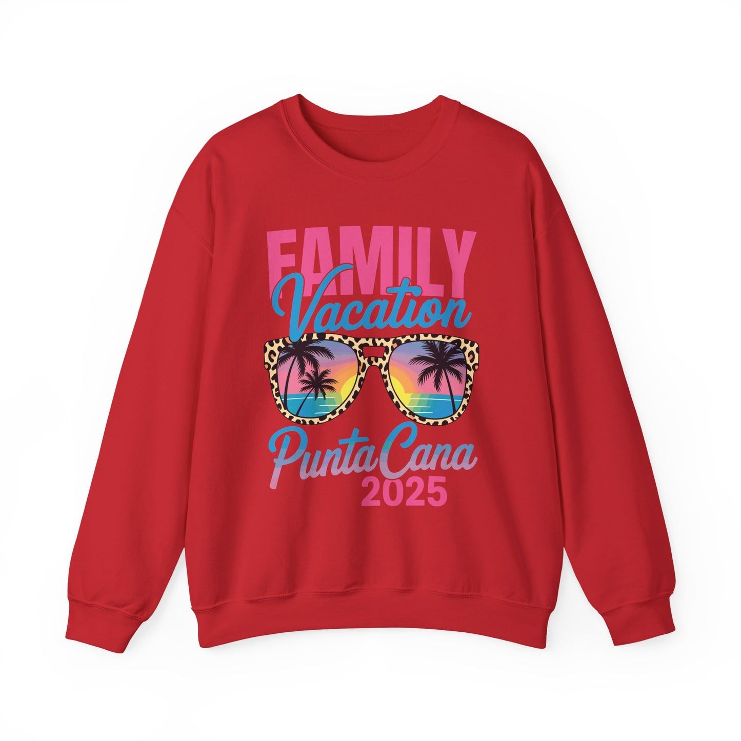 Family Vacation Punta Cana 2025 Matching Holiday Summer Sweatshirt