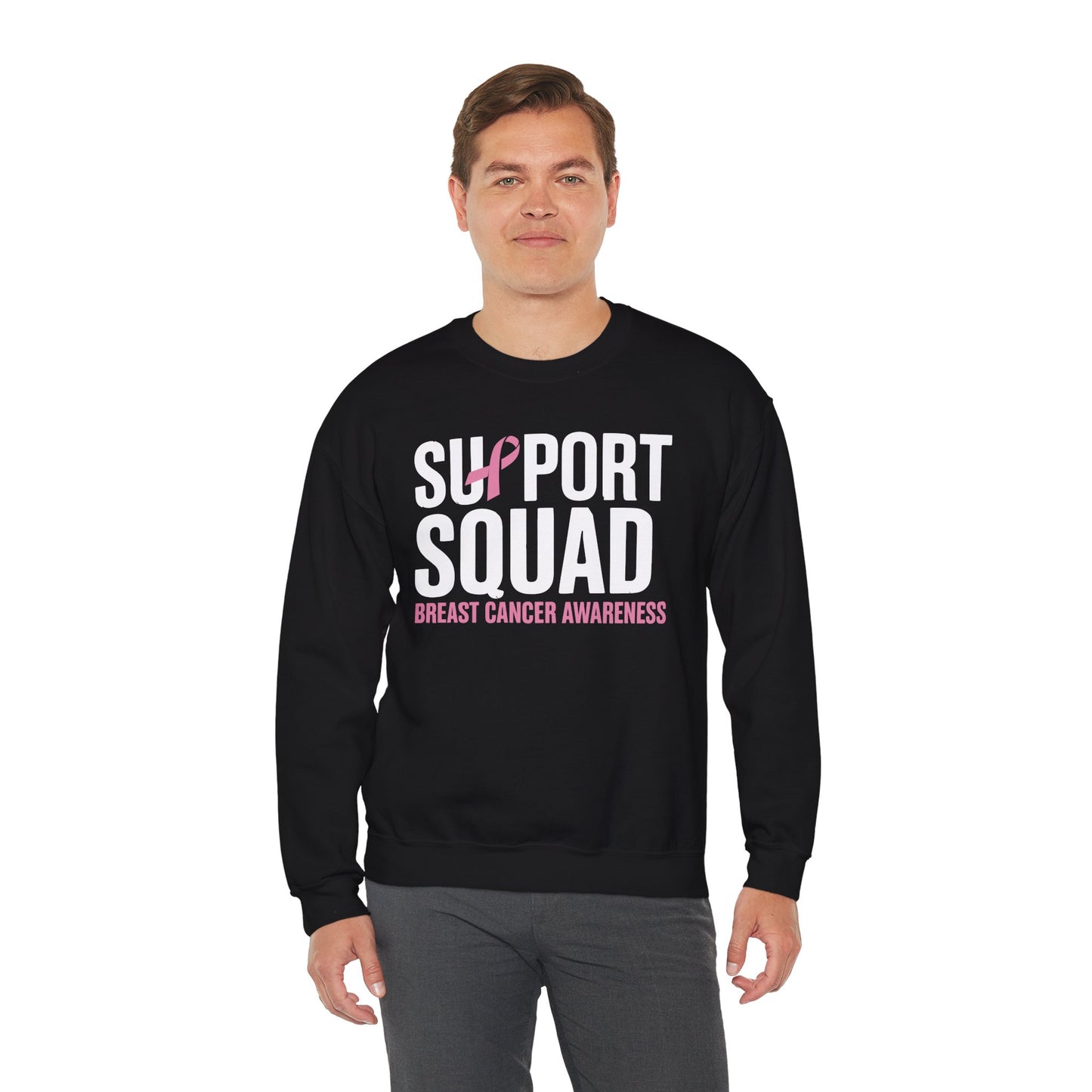 Breast Cancer Shirts Support Squad Breast Cancer Awareness Sweatshirt