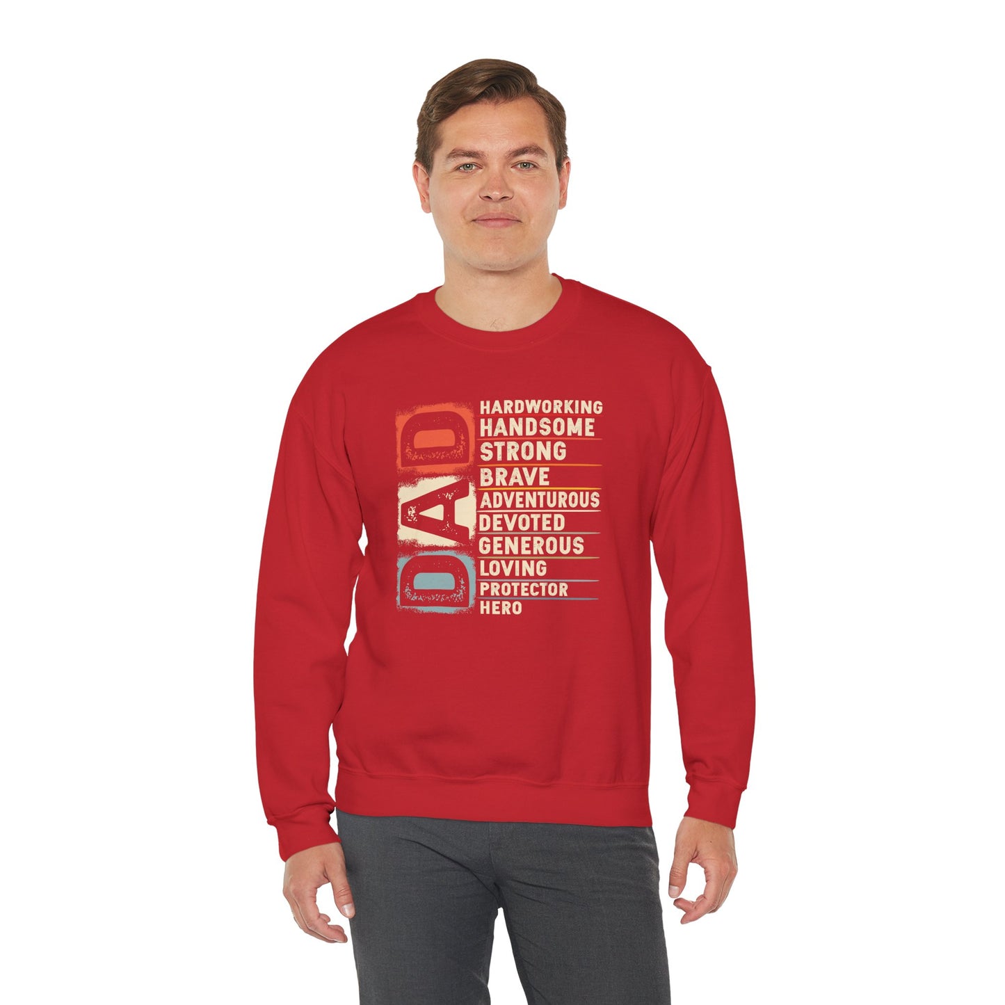 Vintage Funny Definition of Dad Retro Meme Joke Father's Day Sweatshirt