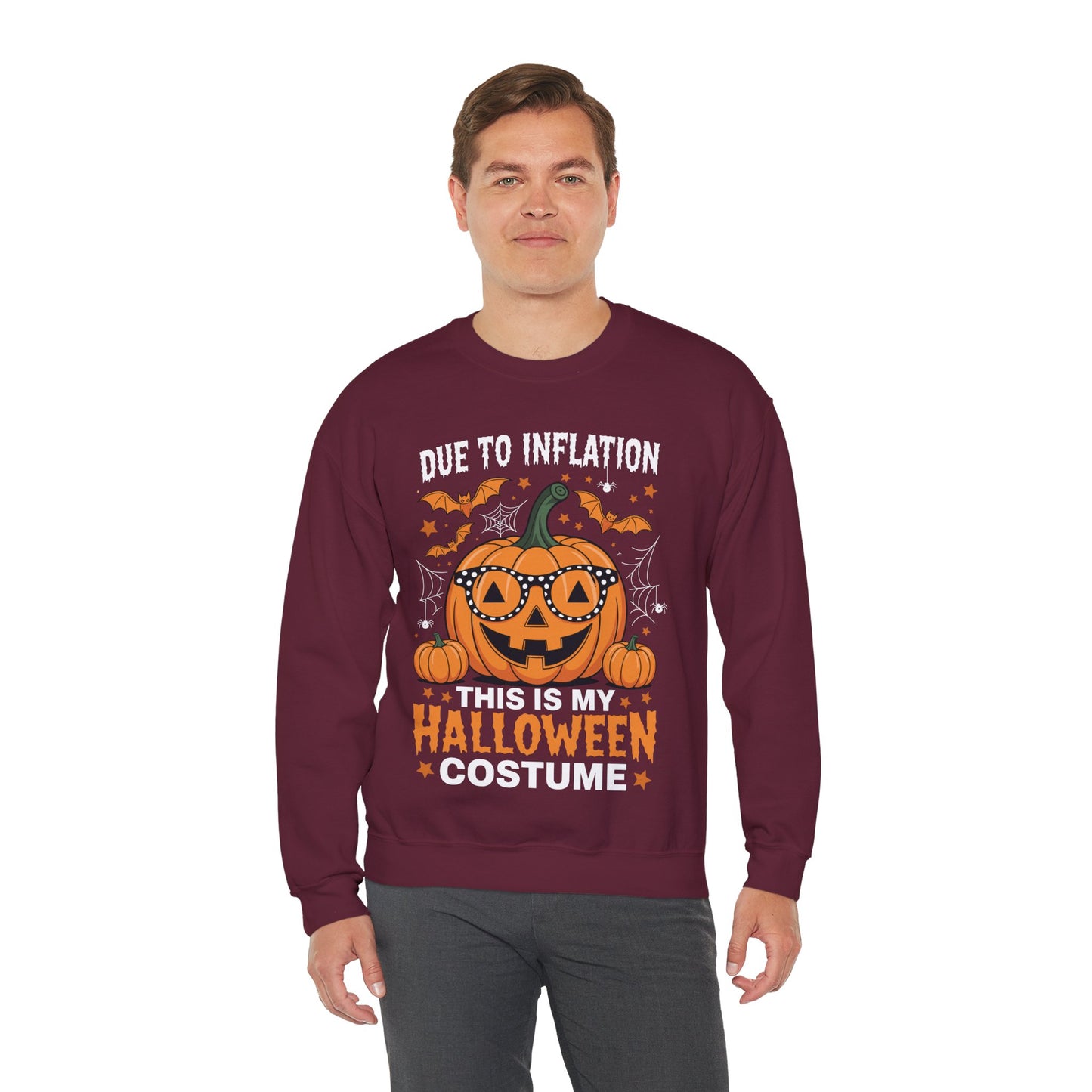Pumpkin Halloween Costume Men Women Funny Halloween 2025 Sweatshirt