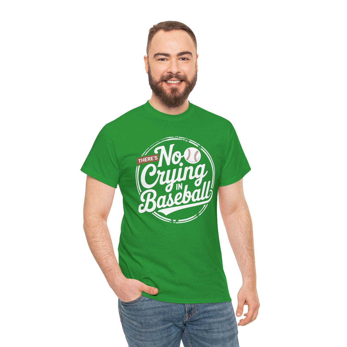 There Is No Crying In Baseball Funny Game Day Baseball T-Shirt