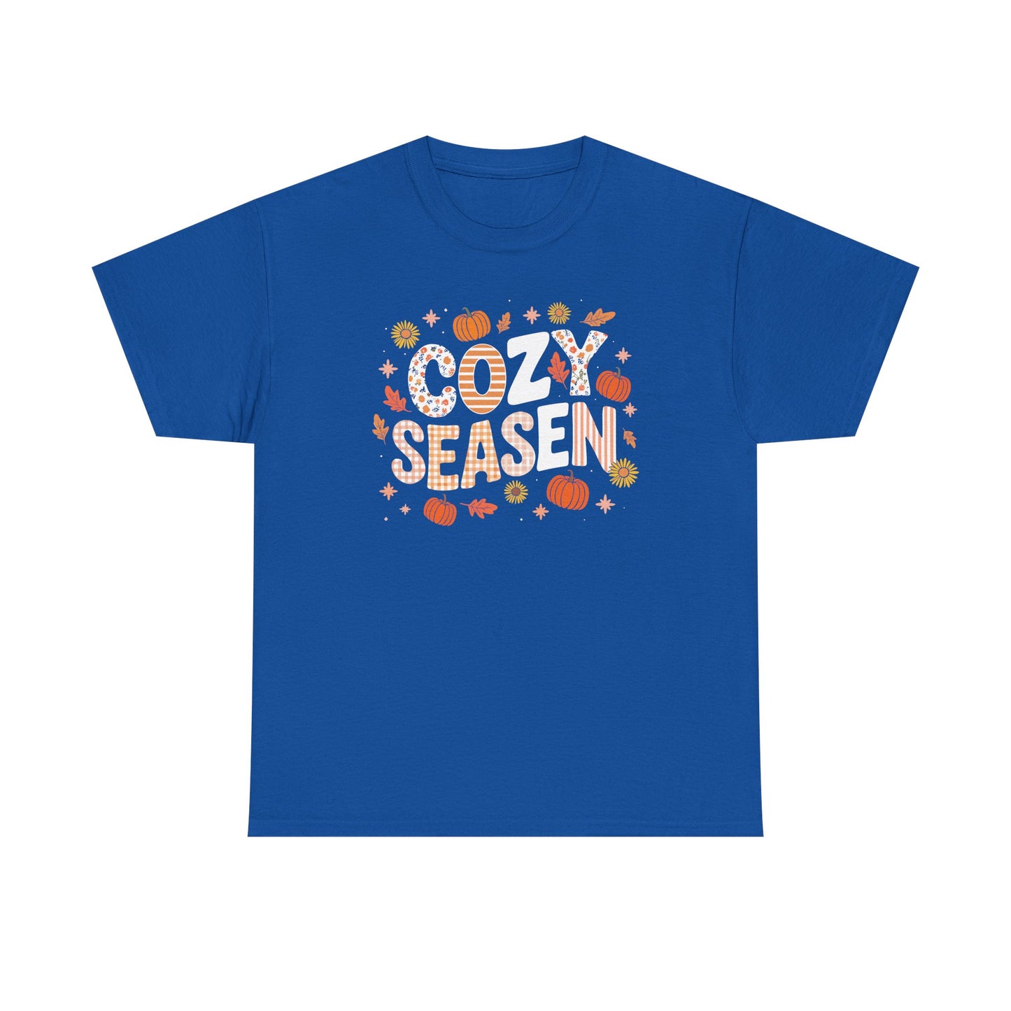 Cozy Season Autumn Fall Vibes Halloween Thanksgiving Pumpkin T-Shirt
