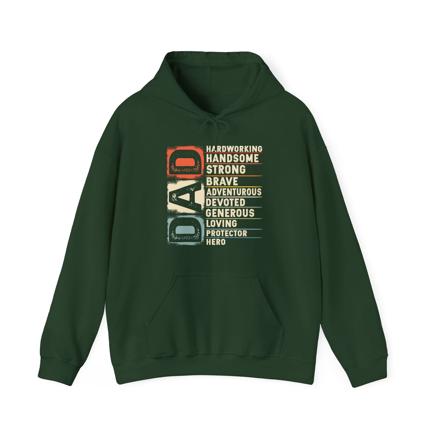 Vintage Funny Definition of Dad Retro Meme Joke Father's Day Hoodie
