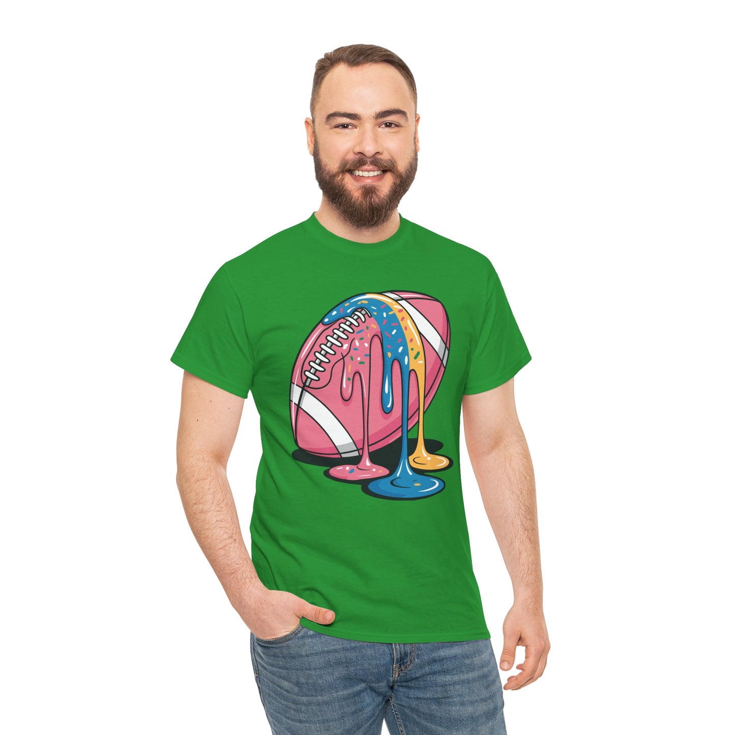 Football Drip For Lineman WR QB RB Ice Cream Sprinkles T-Shirt