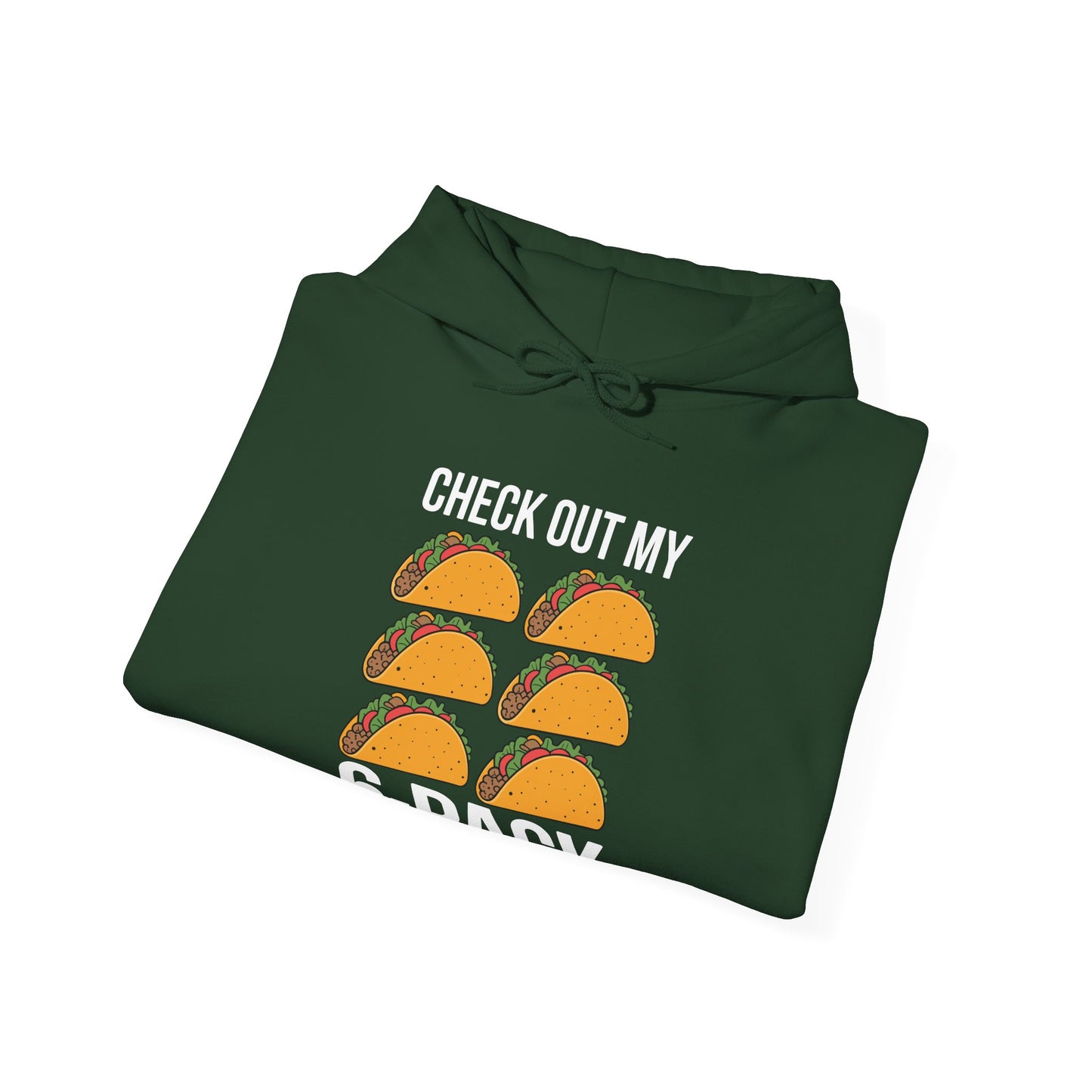 6 Pack Fitness Taco Funny Mexican Gym Top for Taco Lovers Hoodie