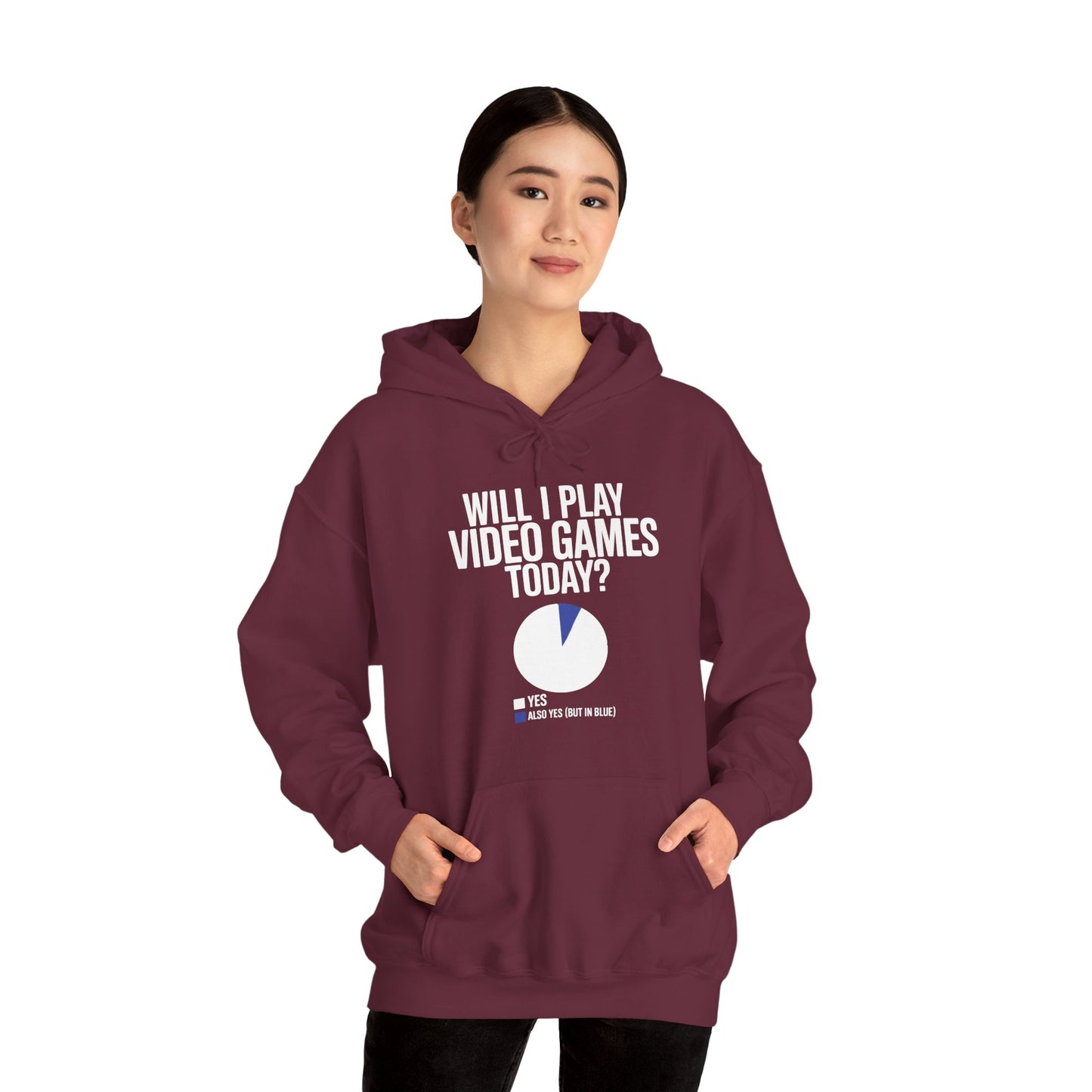 Funny Will I play Video Games today Gamer Gaming Hoodie