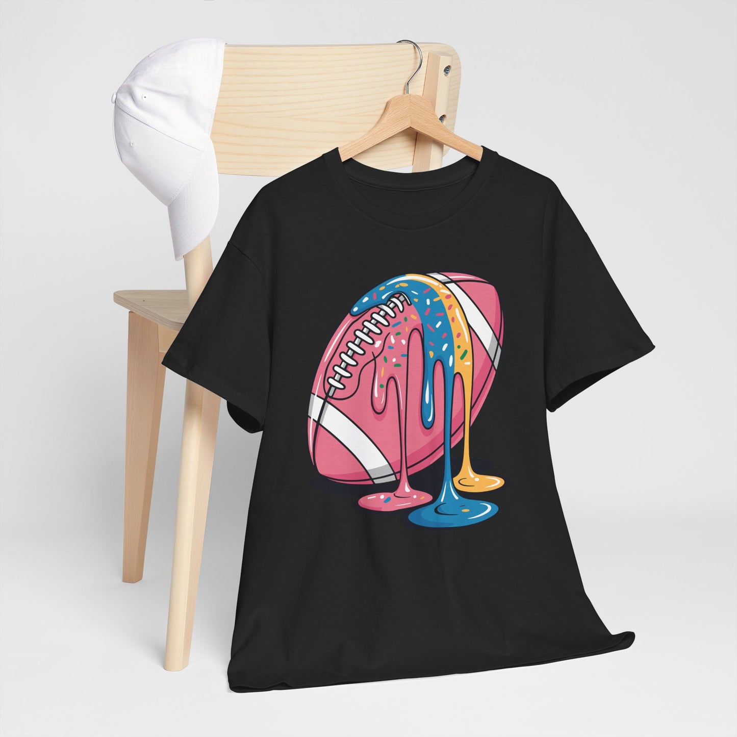 Football Drip For Lineman WR QB RB Ice Cream Sprinkles T-Shirt