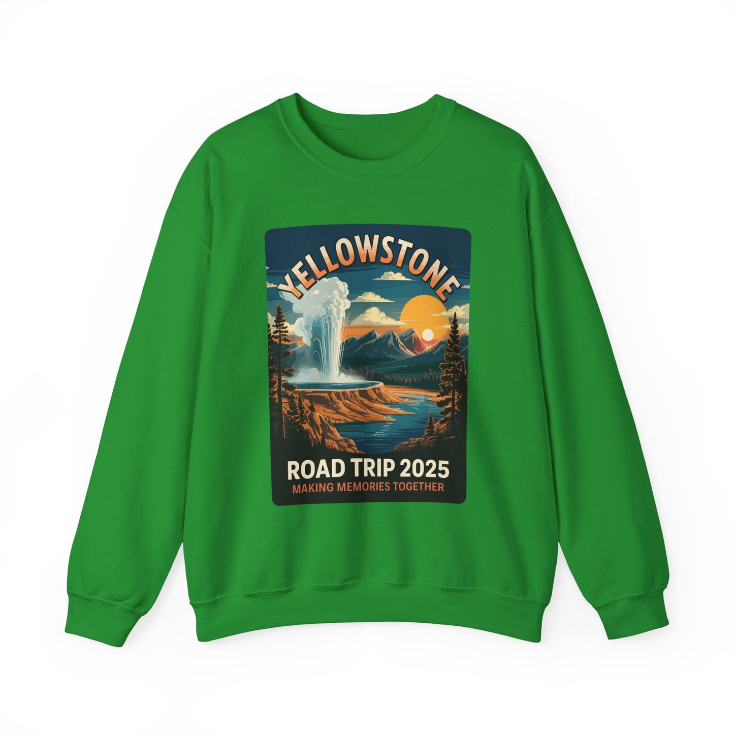 Yellowstone Family Road Trip 2025 National Park Outdoor Sweatshirt
