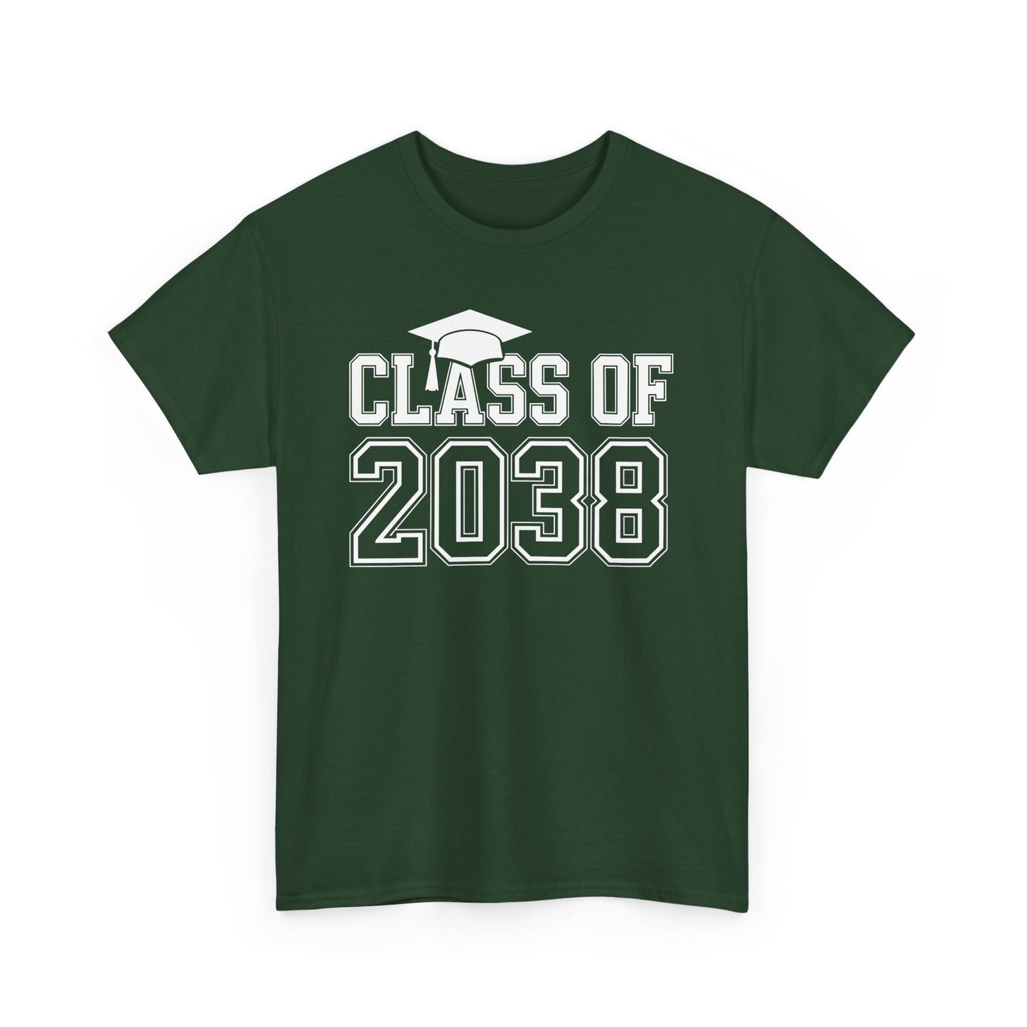 Class of 2038 Grow With Me Funny Kindergarten Back To School T-Shirt