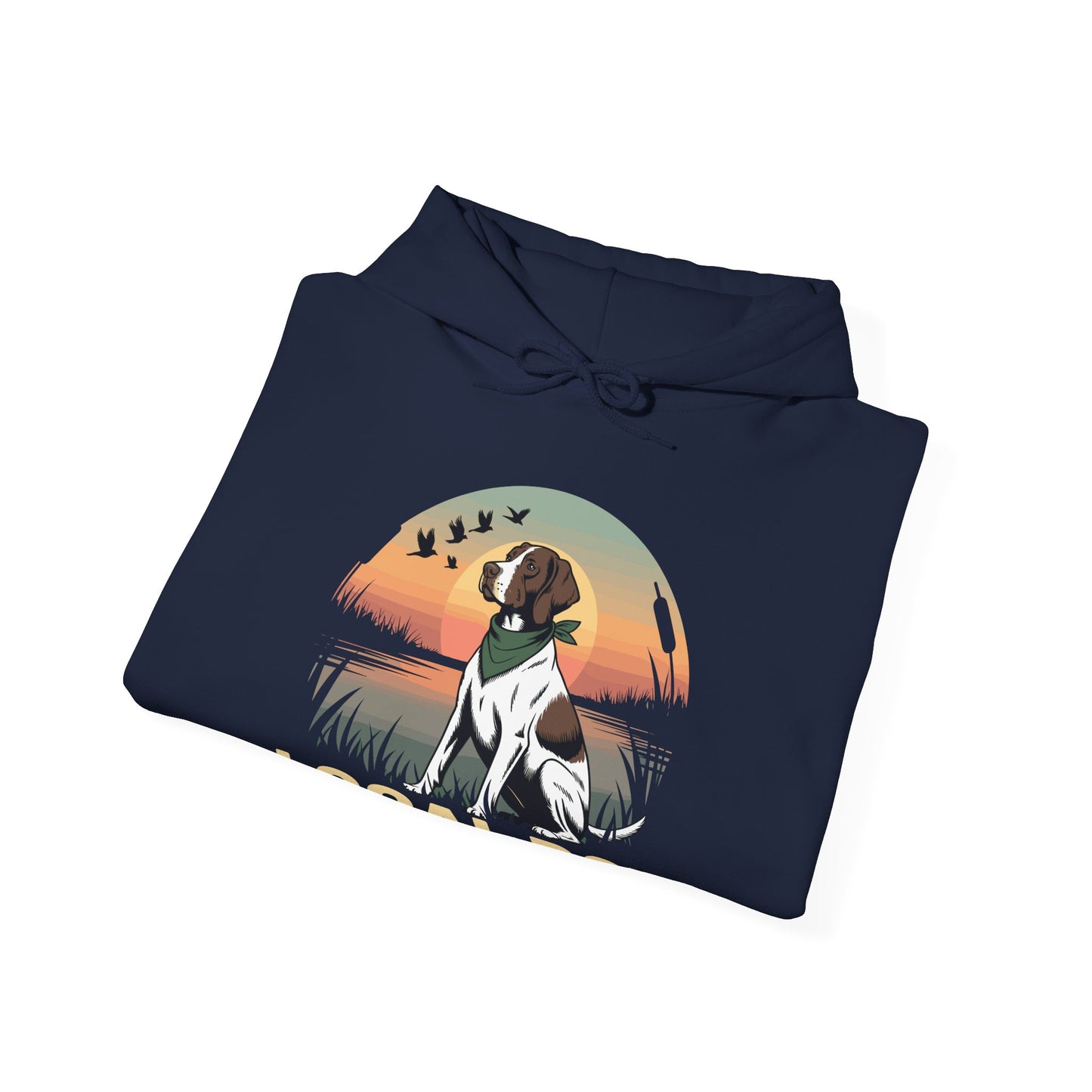 Local Boy Hunting Dog Vintage Sunset Hunting Season Hoodie