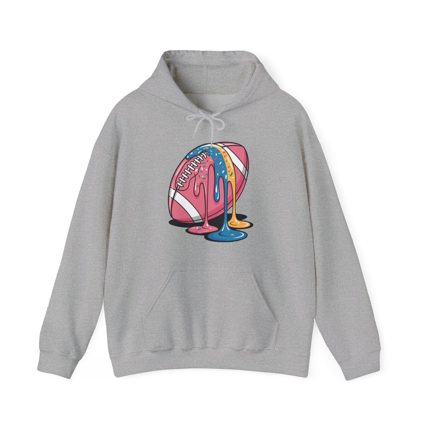 Football Drip For Lineman WR QB RB Ice Cream Sprinkles Hoodie