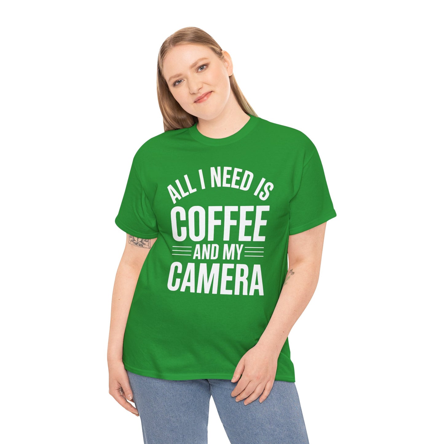 All I Need Is Coffee And My Camera Photography Gift T-Shirt