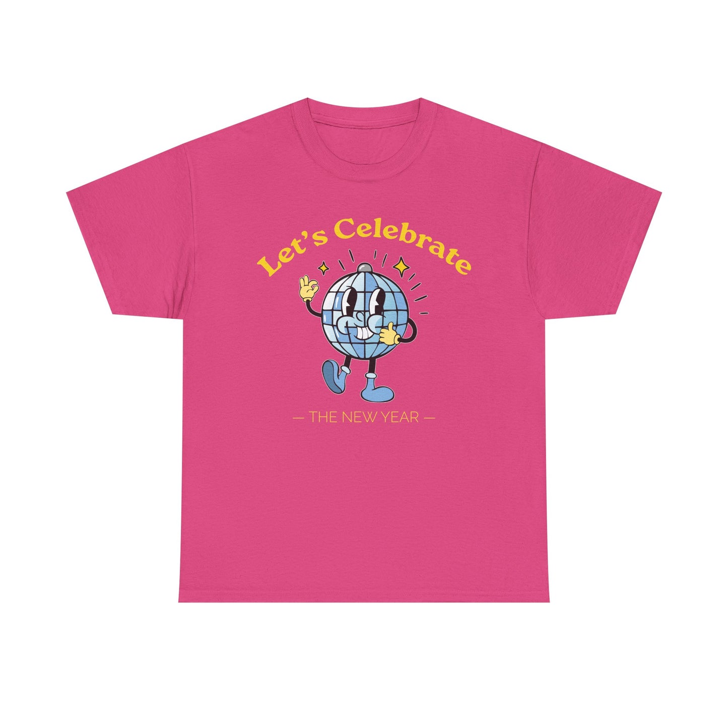 Cheers to Happy New Year Celebration T-Shirt Festivel NYE Party Tee for Men and Women