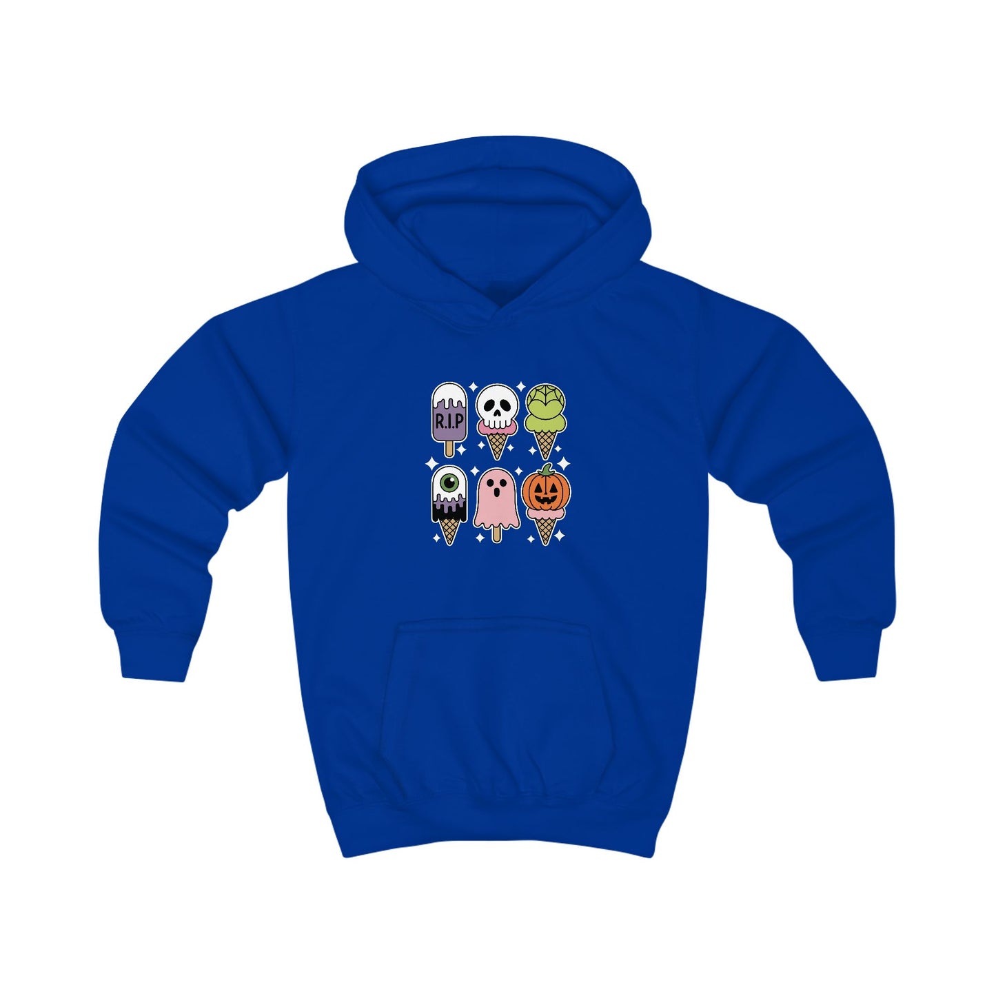 Horror Movie Summer Popsicle Halloween Ice Cream Summer-ween Hoodie For Kids