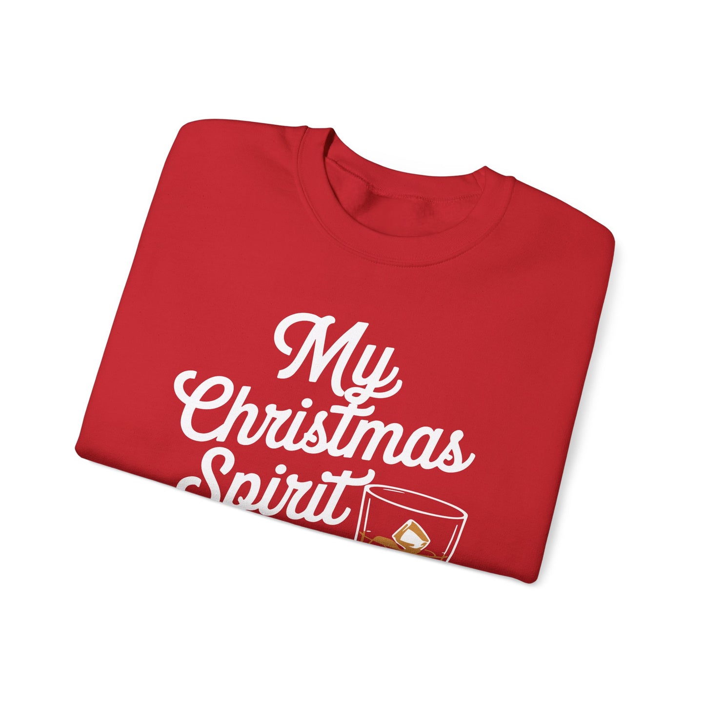 Funny Christmas Drinking Shirt Whiskey Liquor Drinker Saying Sweatshirt