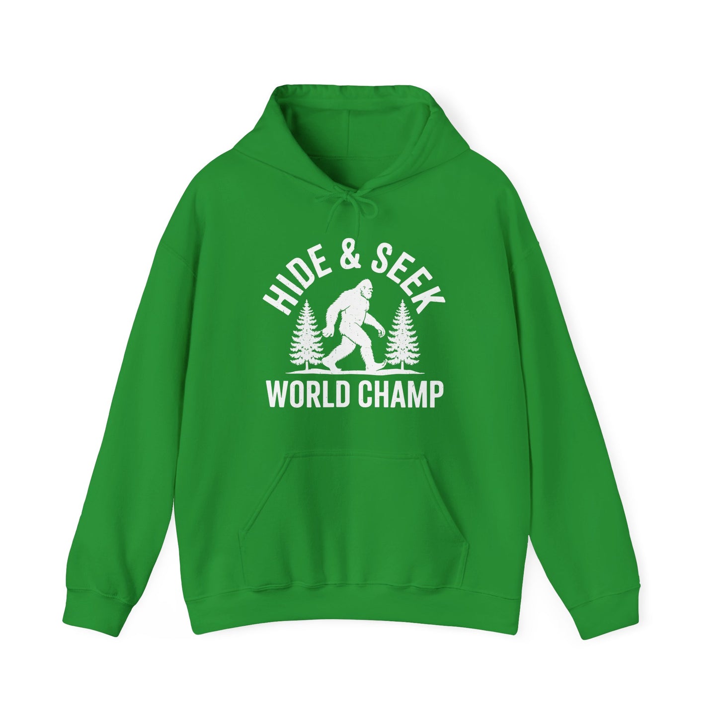 Bigfoot Hide And Seek World Champion Sasquatch Retro Vintage Hoodie