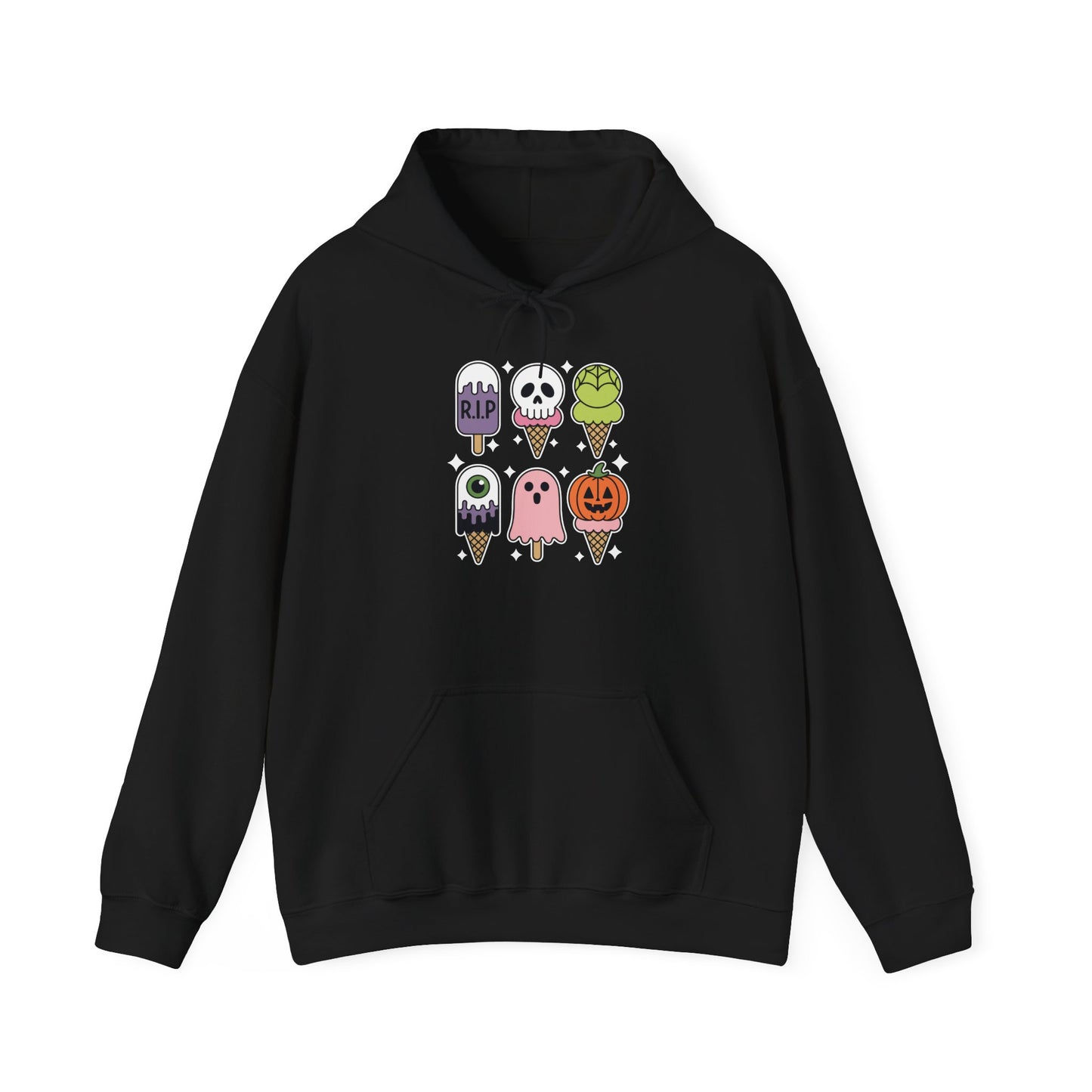 Horror Movie Summer Popsicle Halloween Ice Cream Summer-ween Hoodie for Men Women