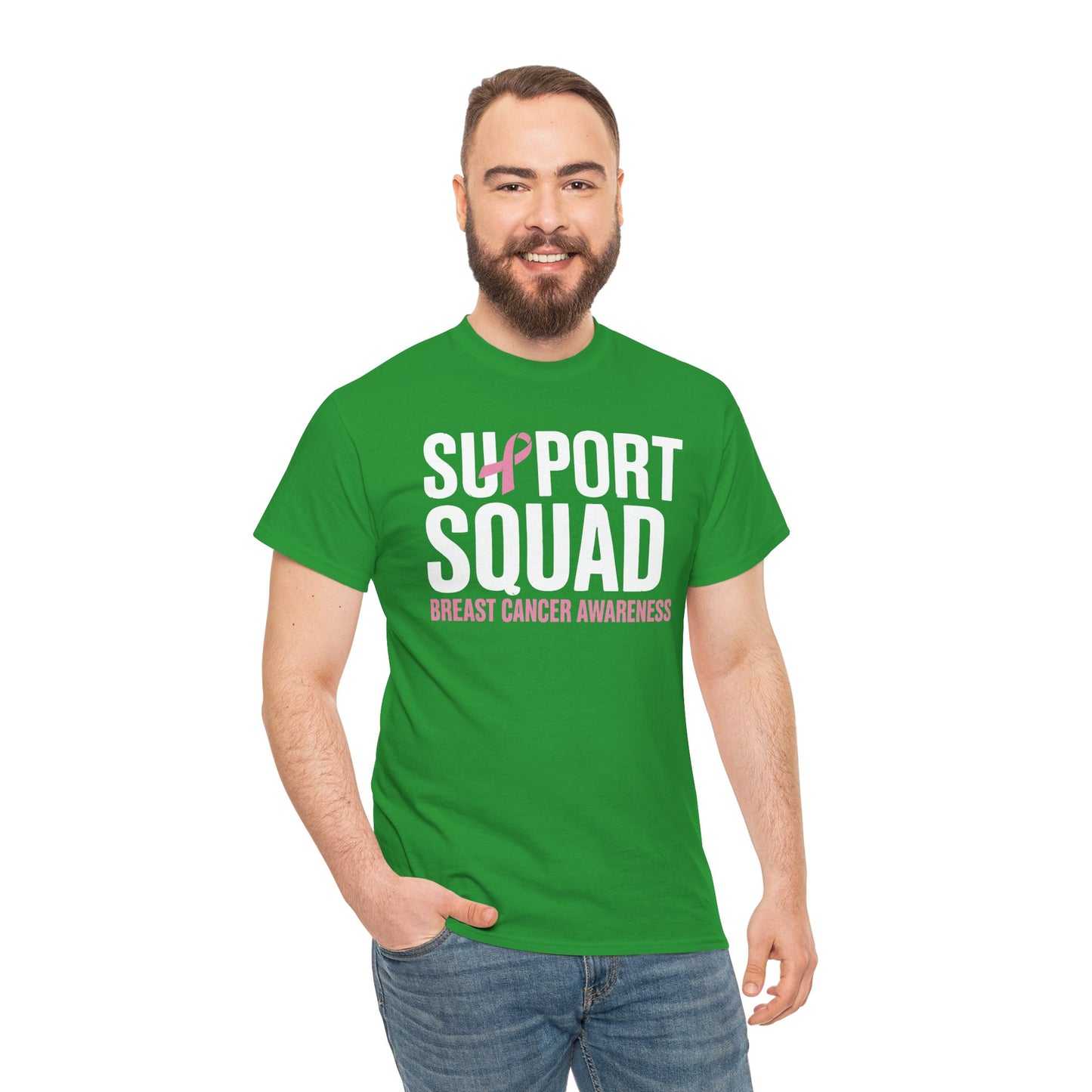 Breast Cancer Shirts Support Squad Breast Cancer Awareness T-Shirt