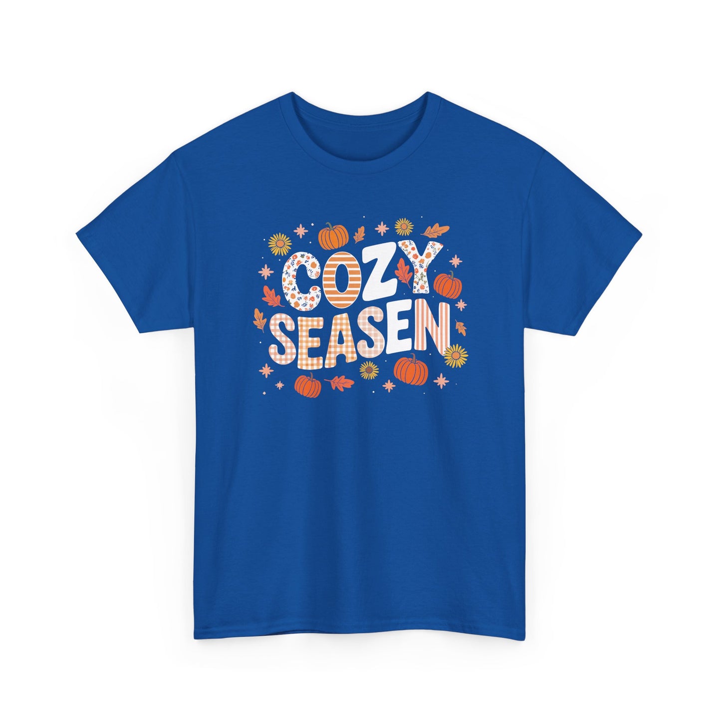Cozy Season Autumn Fall Vibes Halloween Thanksgiving Pumpkin T-Shirt