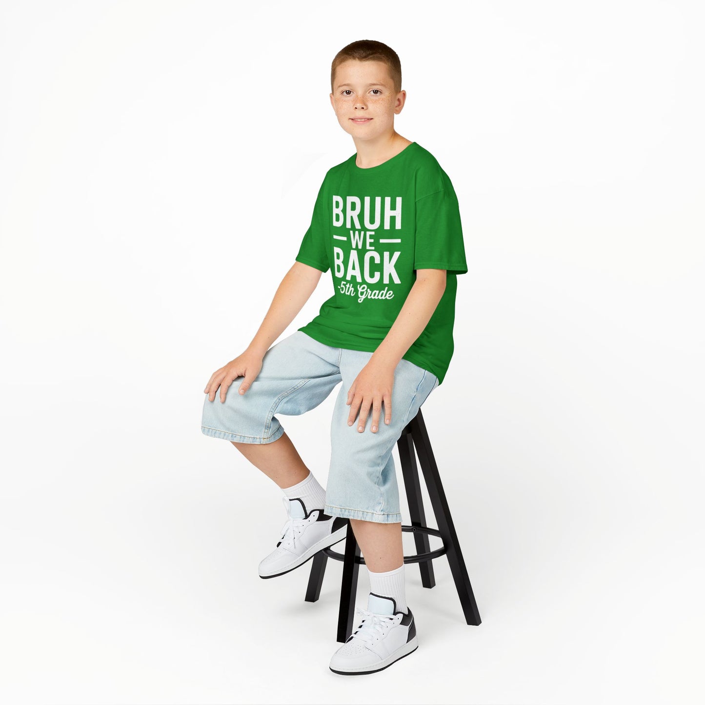 Bruh We Back 5th Grade First Day Of School Back To School T-Shirt
