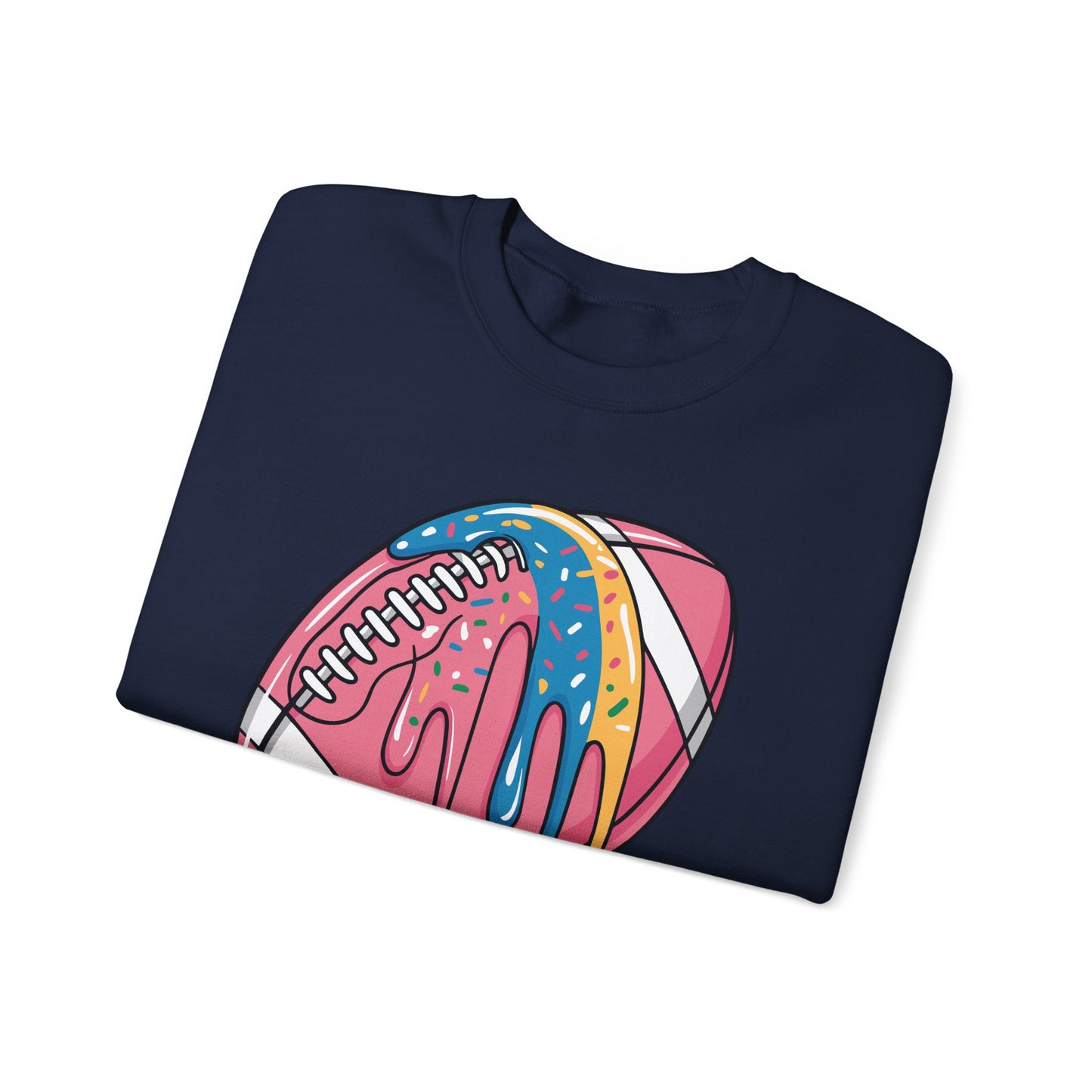 Football Drip For Lineman WR QB RB Ice Cream Sprinkles Sweatshirt
