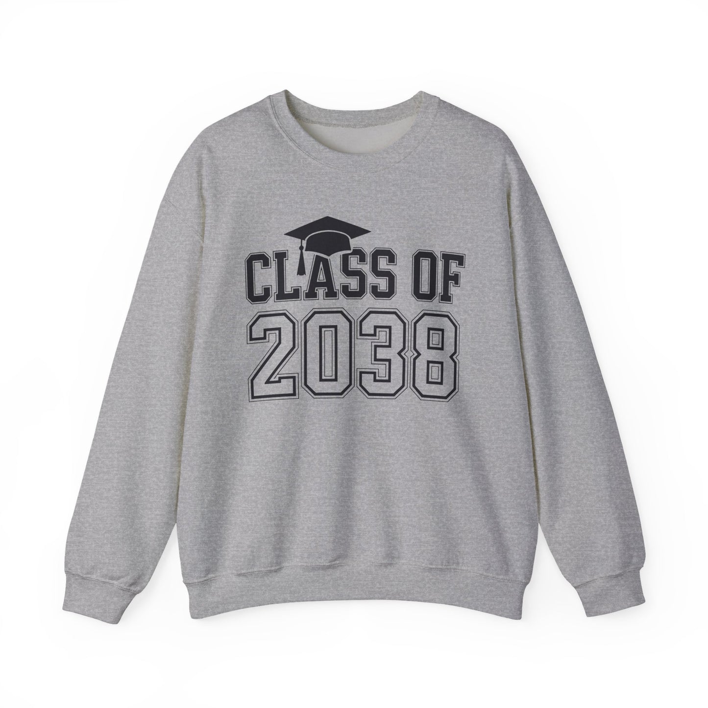 Class of 2038 Grow With Me Funny Kindergarten Back To School Sweatshirt
