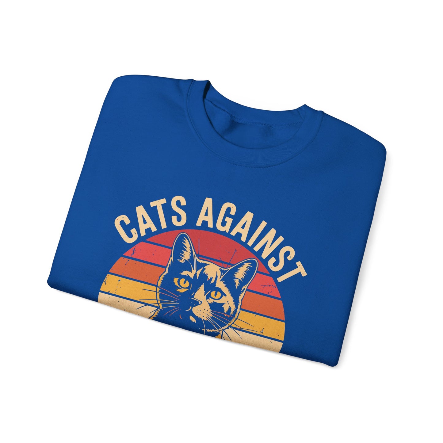 Cats Against Trump Funny Anti Trump Election Funny Cat Sweatshirt