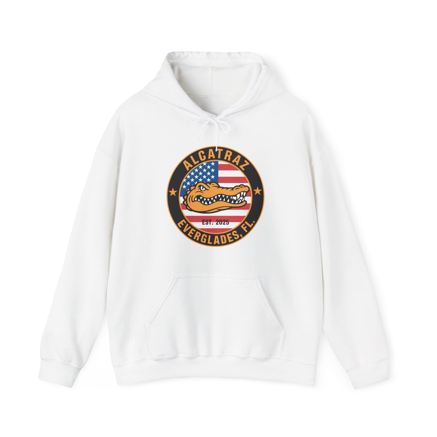 Retro Alcatraz Everglades FL EST 2025 Hoodie
