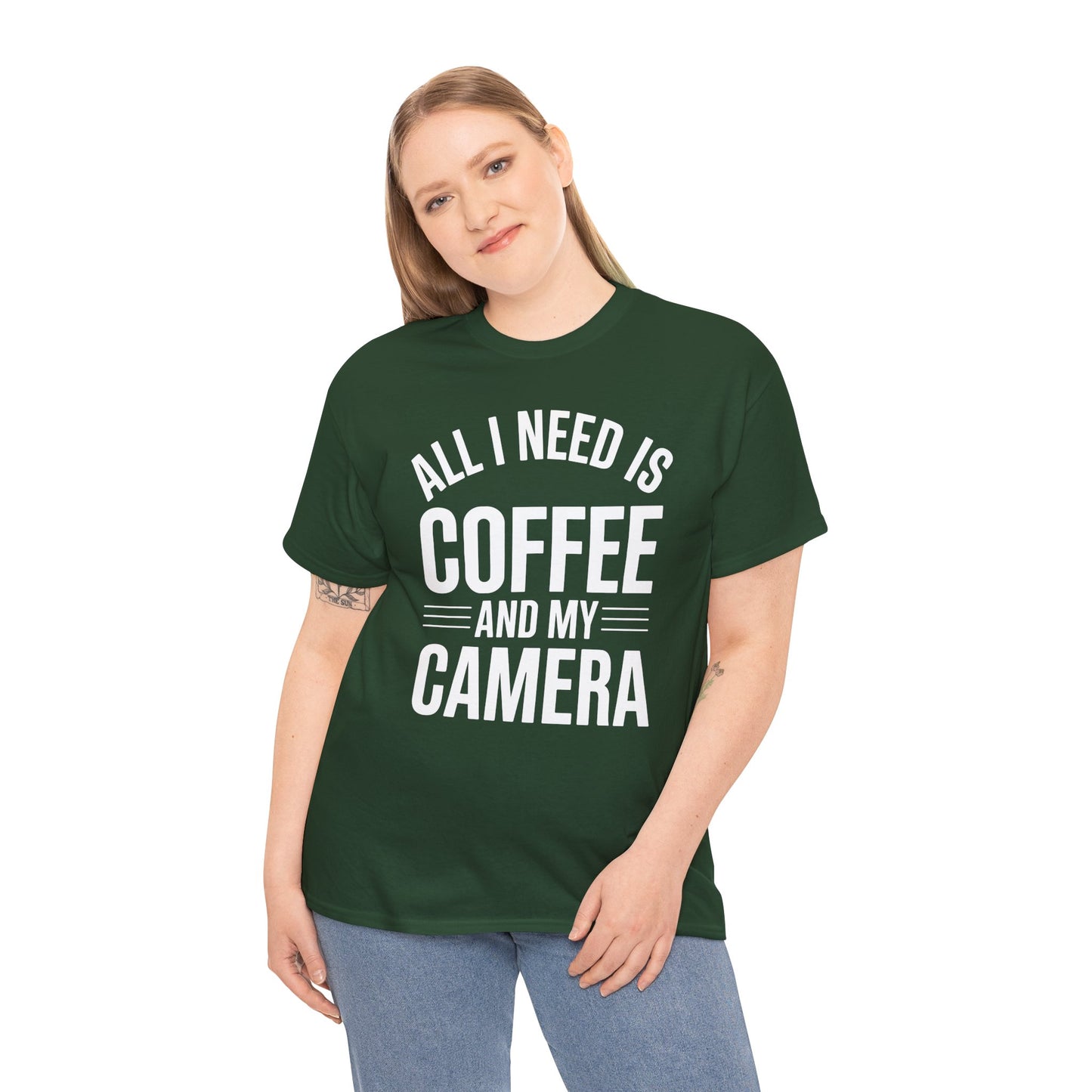 All I Need Is Coffee And My Camera Photography Gift T-Shirt