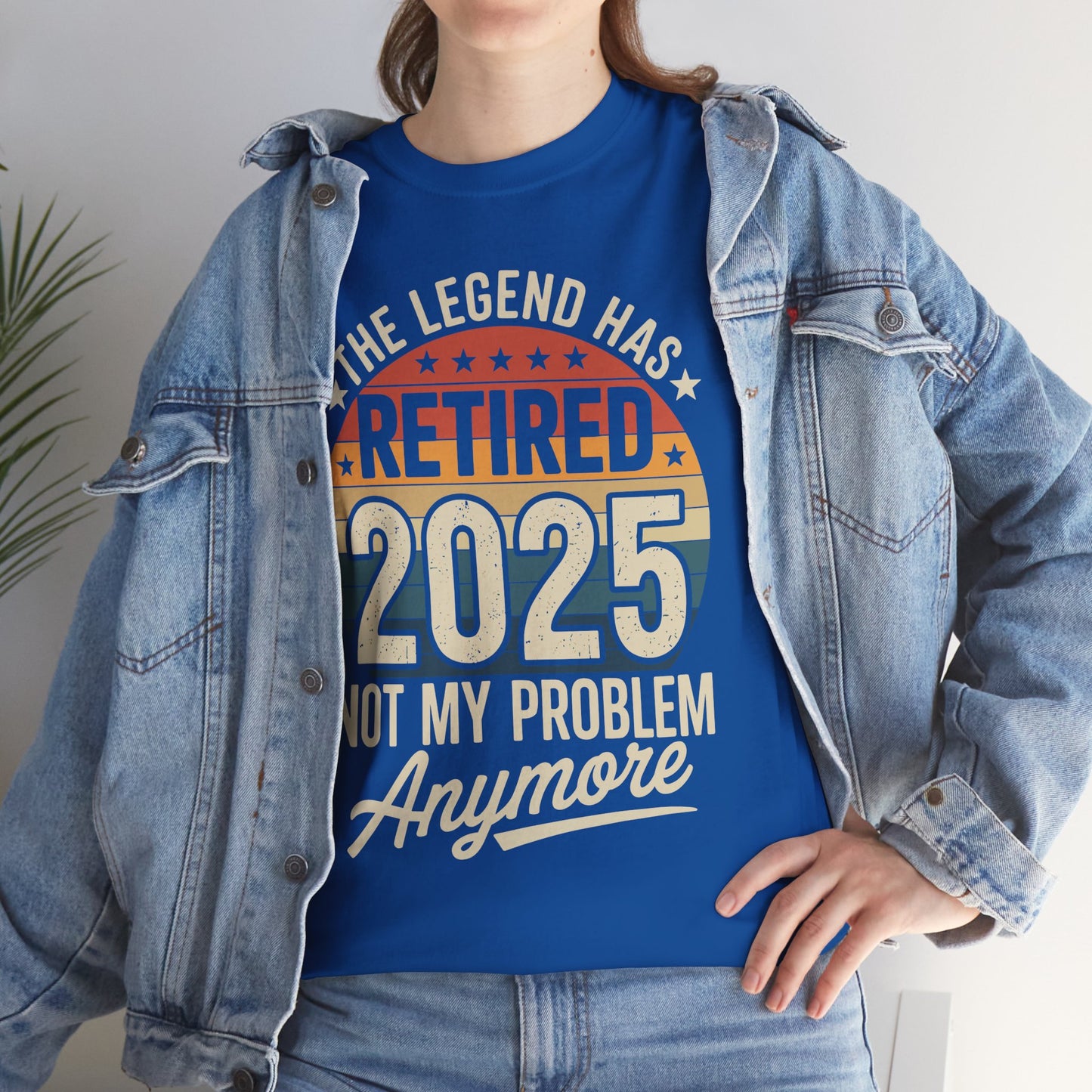 Retired 2025 Not My Problem Anymore T-Shirt