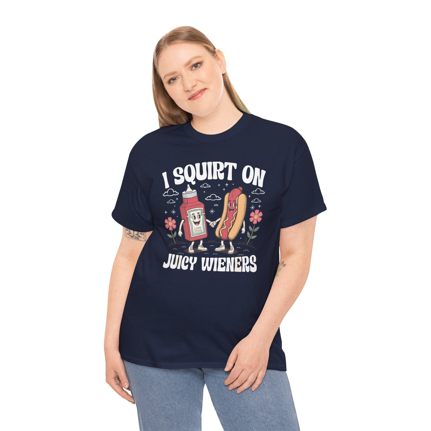 Its A Bad Day To Be A Hot Dog Funny meme Hotdog usa flag Men Women T-Shirt