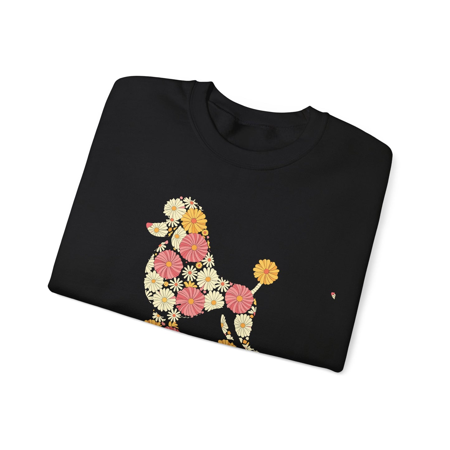 Funny Floral Flower Poodle Mom Grandma Womens Mothers Day Sweatshirt