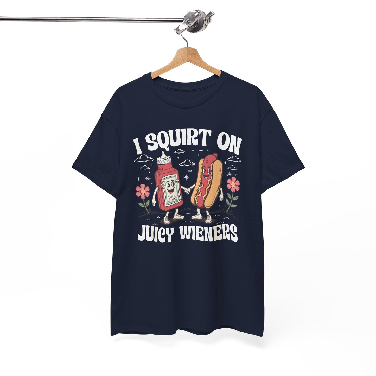 Its A Bad Day To Be A Hot Dog Funny meme Hotdog usa flag Men Women T-Shirt