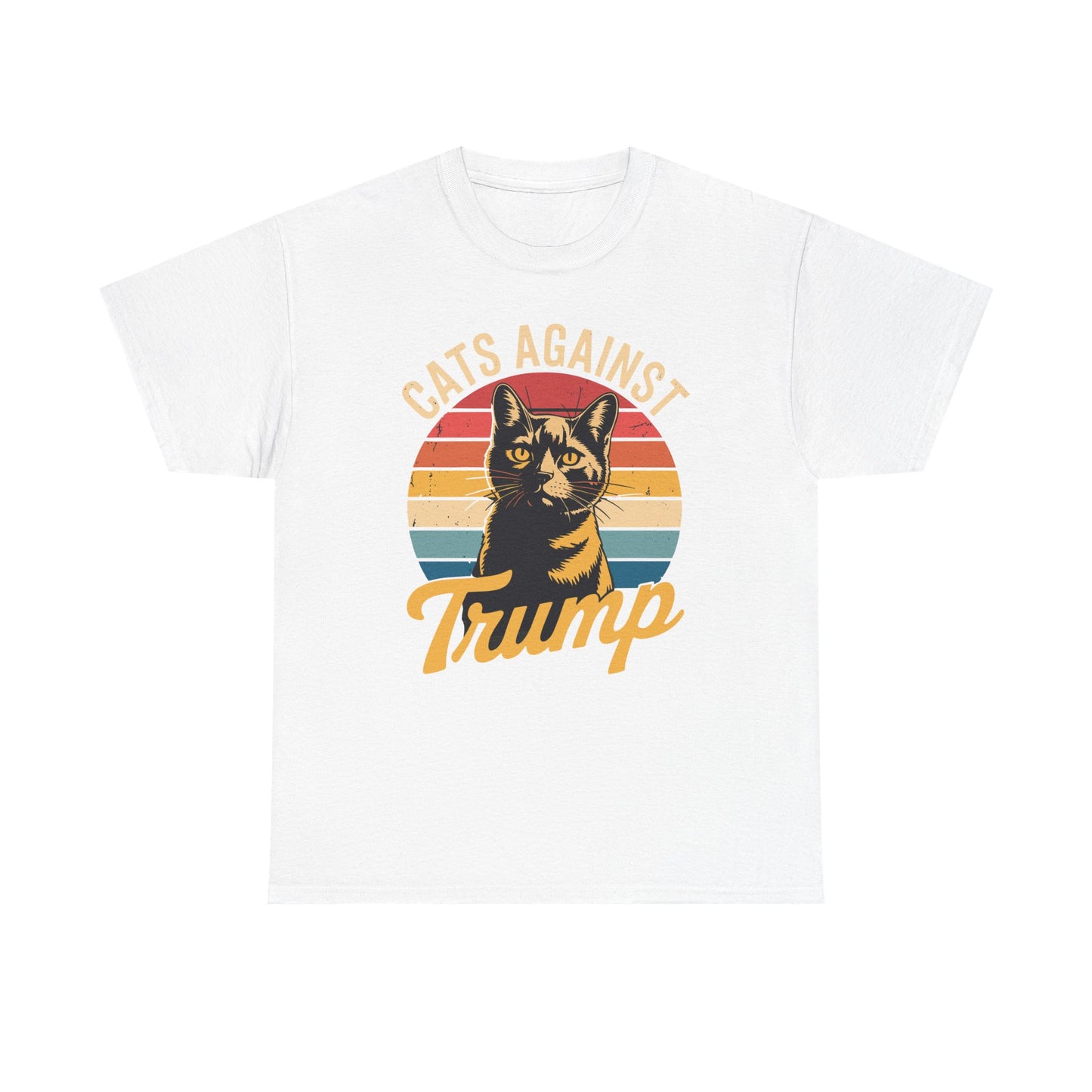 Cats Against Trump Funny Anti Trump Election Funny Cat T-Shirt
