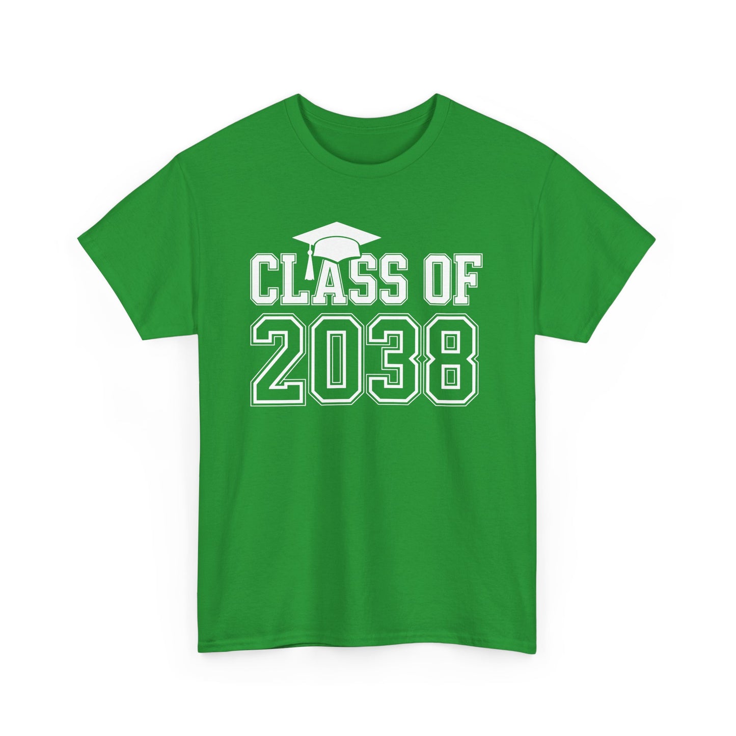 Class of 2038 Grow With Me Funny Kindergarten Back To School T-Shirt