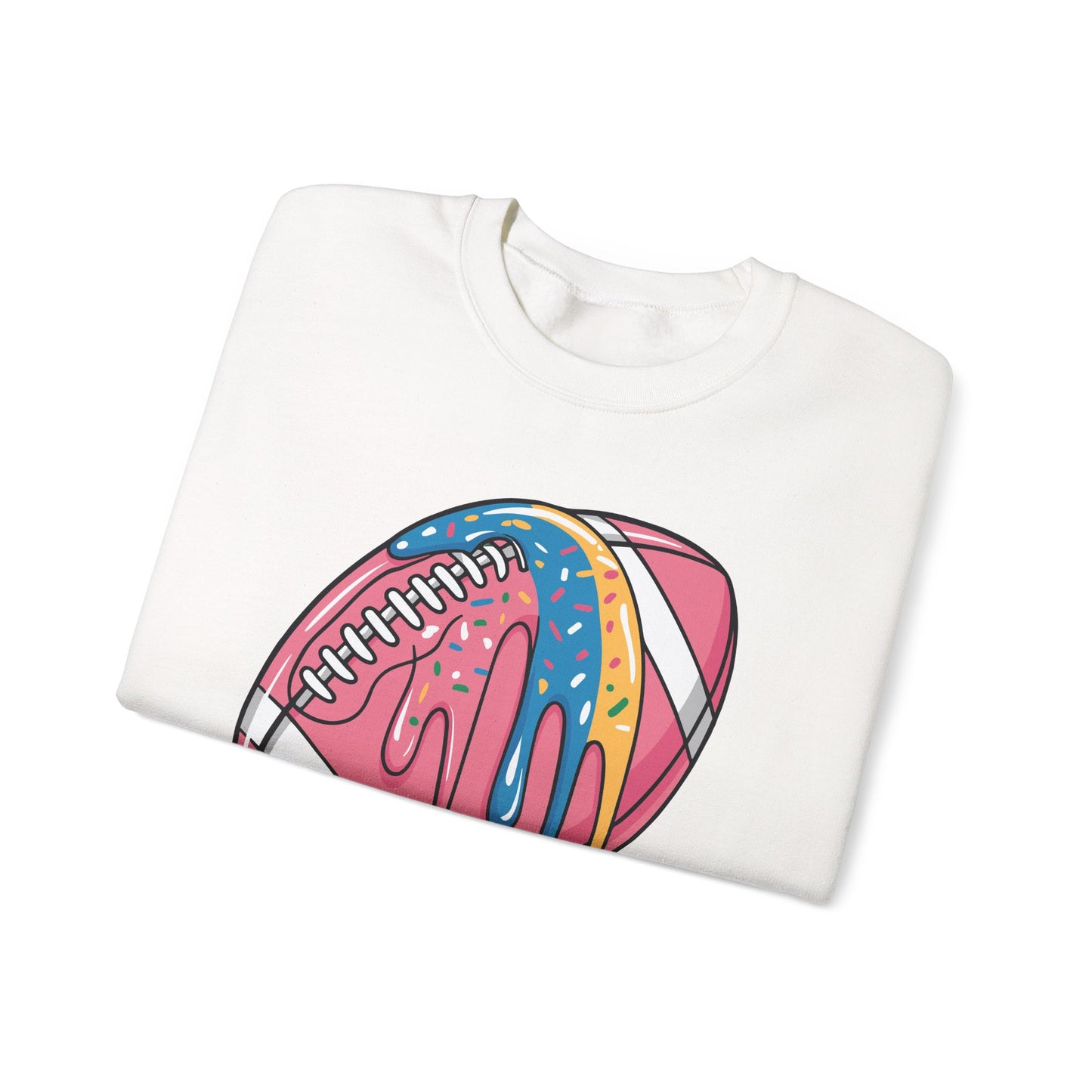 Football Drip For Lineman WR QB RB Ice Cream Sprinkles Sweatshirt