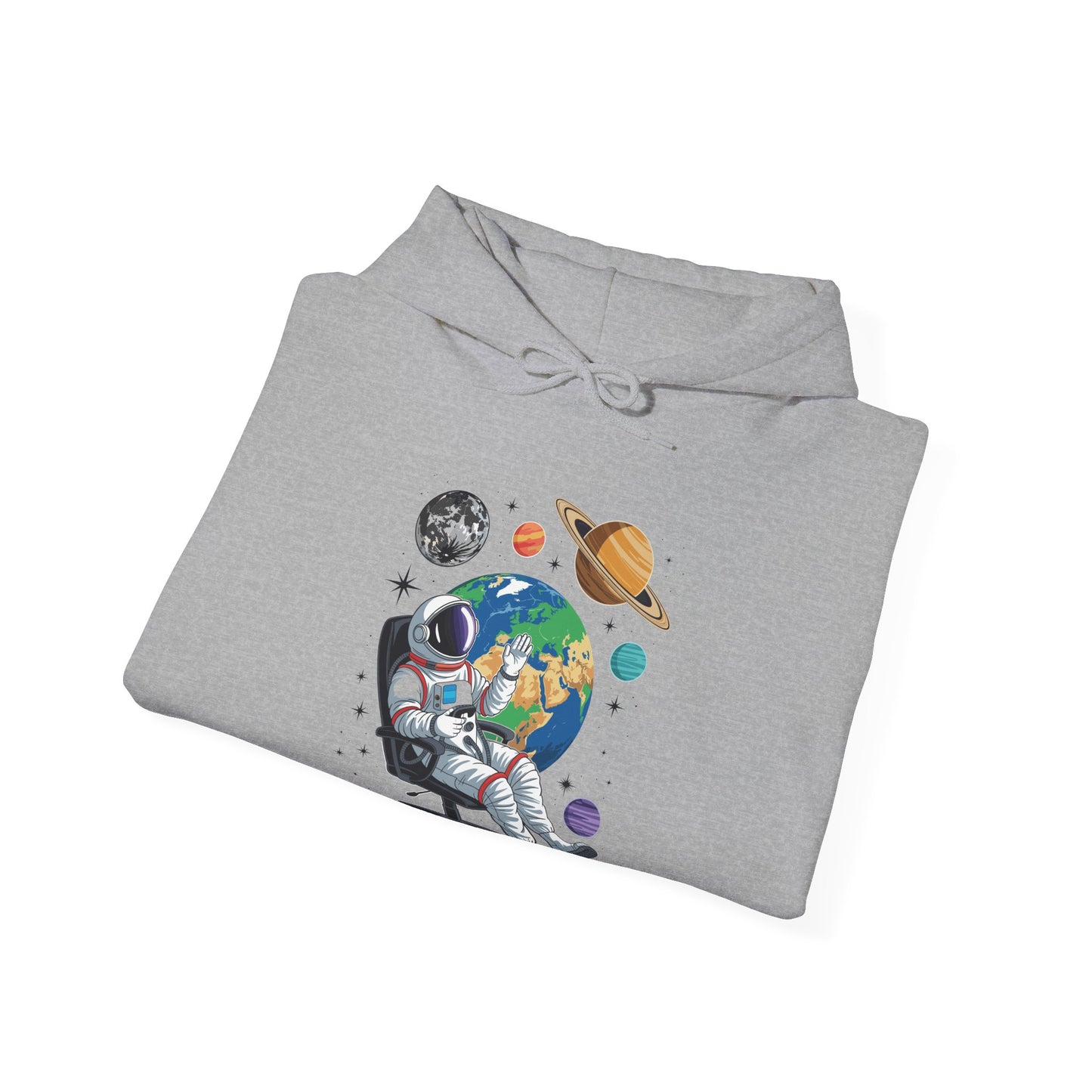 Astronaut Gamer Space Gaming System Planets Hoodie