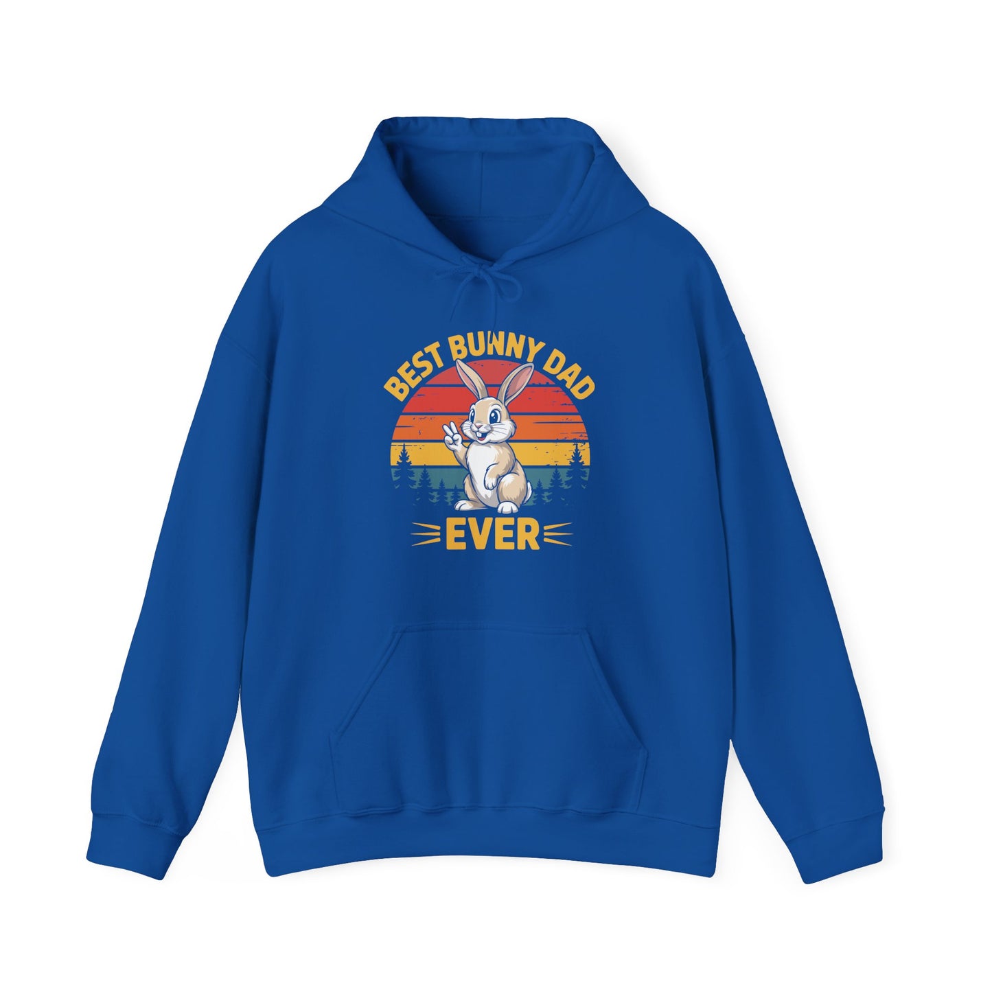 Best Bunny Dad Ever Funny Rabbit Lover Dad Gift Hoodie for Pet Owners