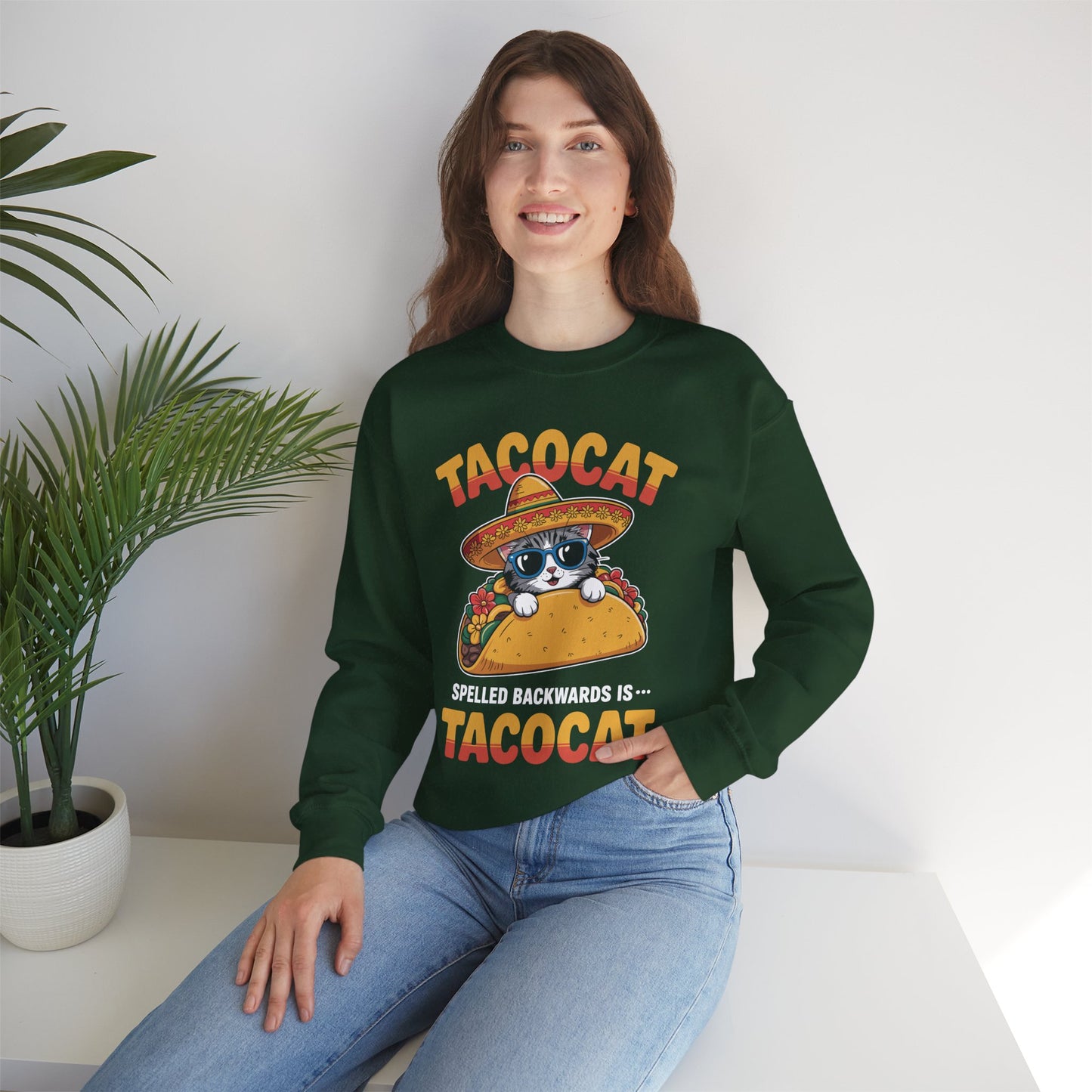 Tacocat Spelled Backwards Taco Cat Cinco De Mayo T-Shirt Men Women