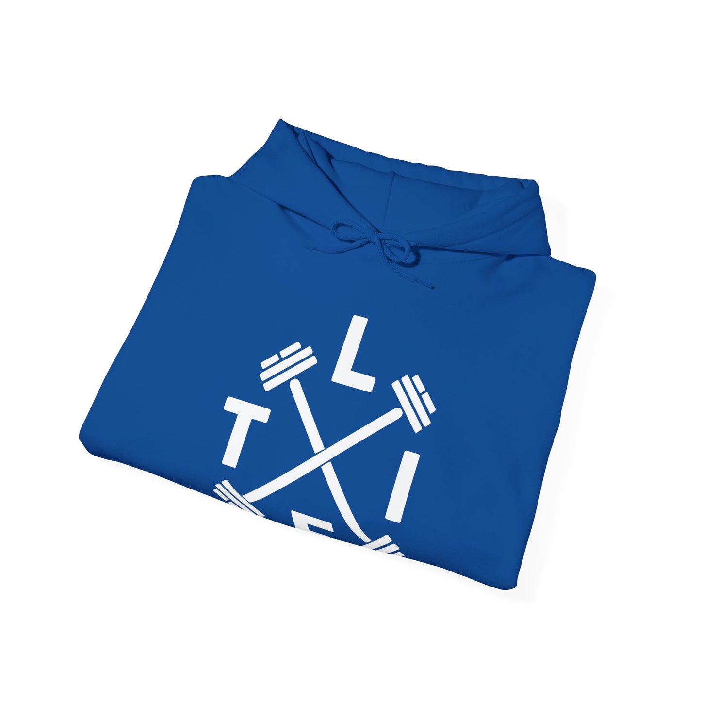 LIFT Weightlifting Fitness Barbells Crossed Circle Hoodie