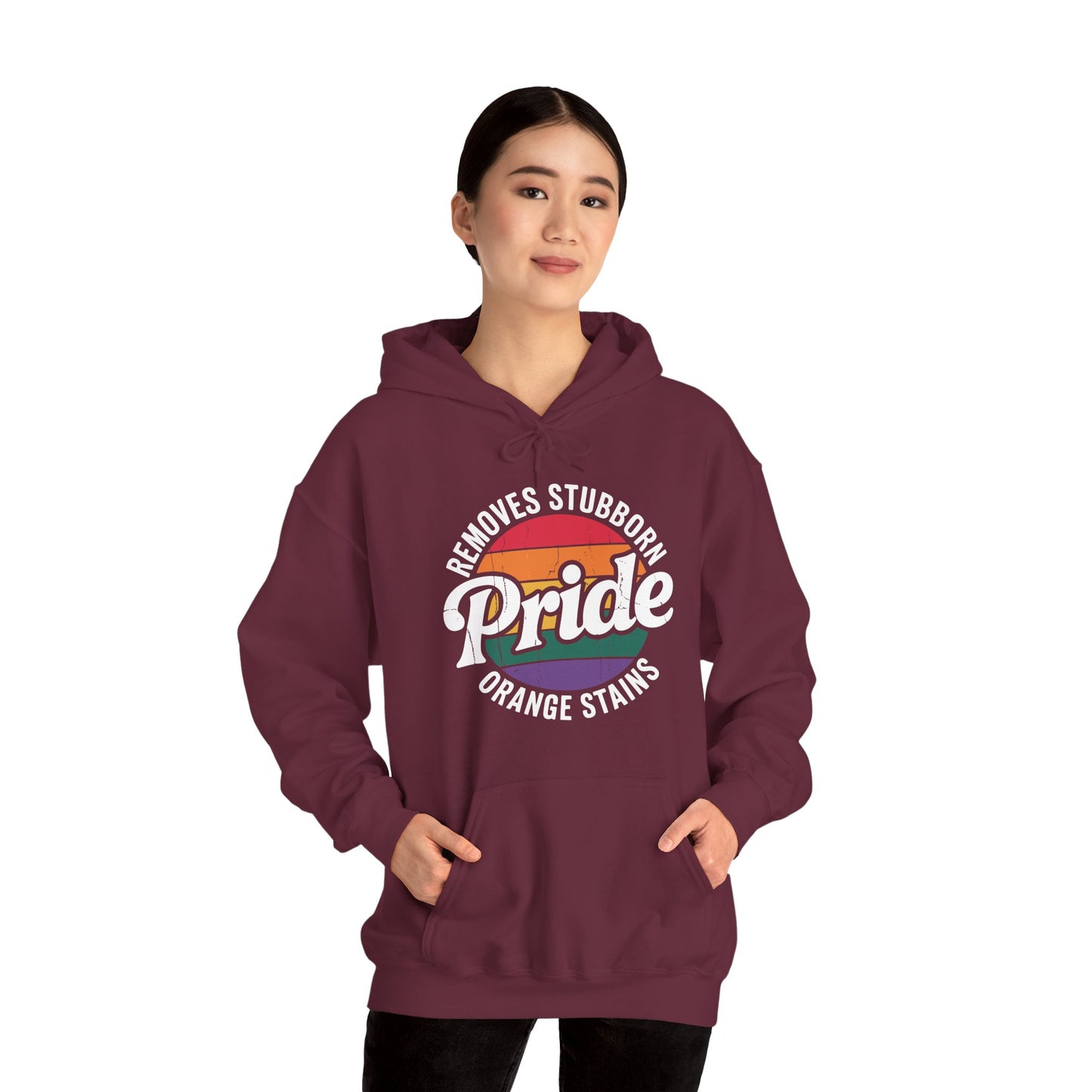 Resist Trump Remove Stubborn Orange Stains Pride Month LGBTQ Hoodie