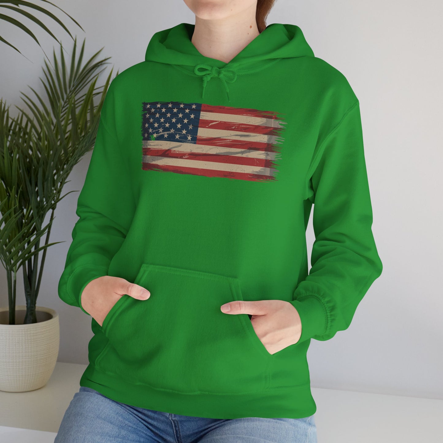American Flag USA United States of America US 4th of July Hoodie